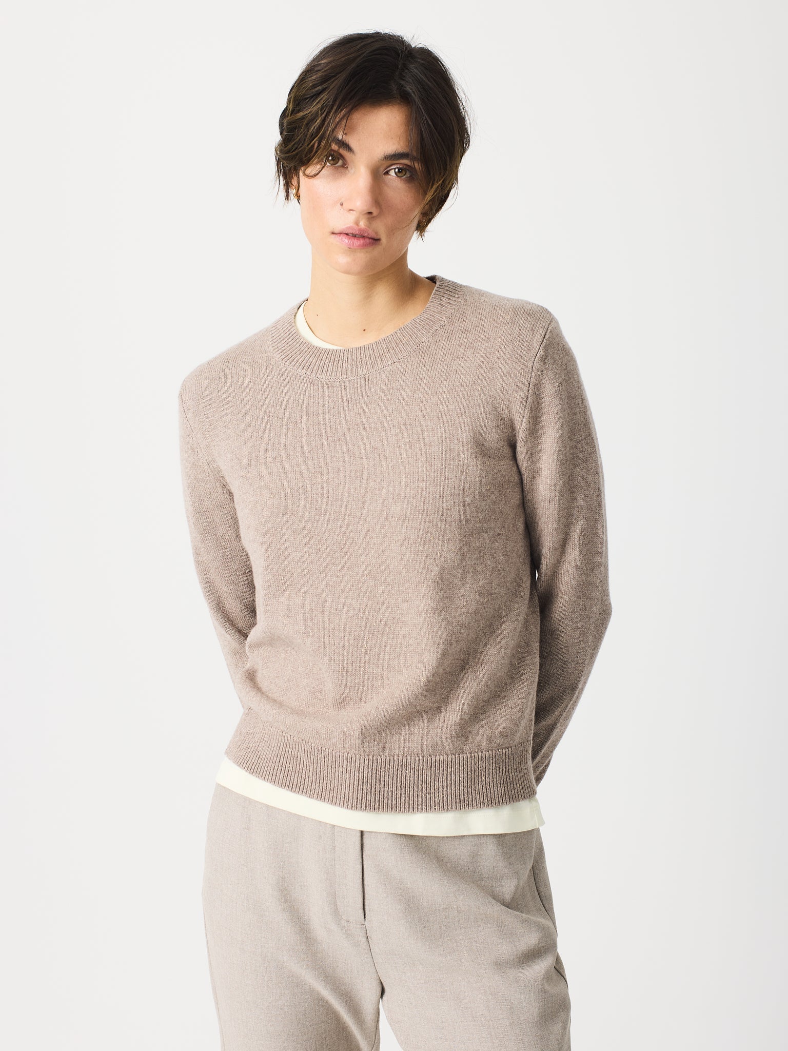 Jersei de punt llis amb lurex