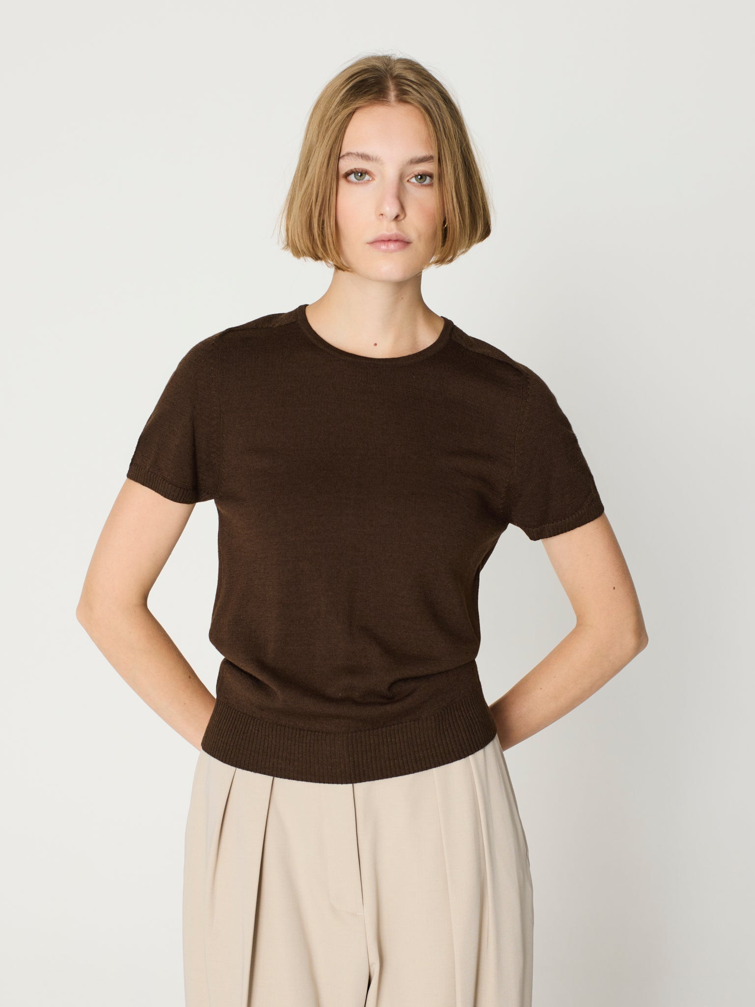 Twinset de coll rodó