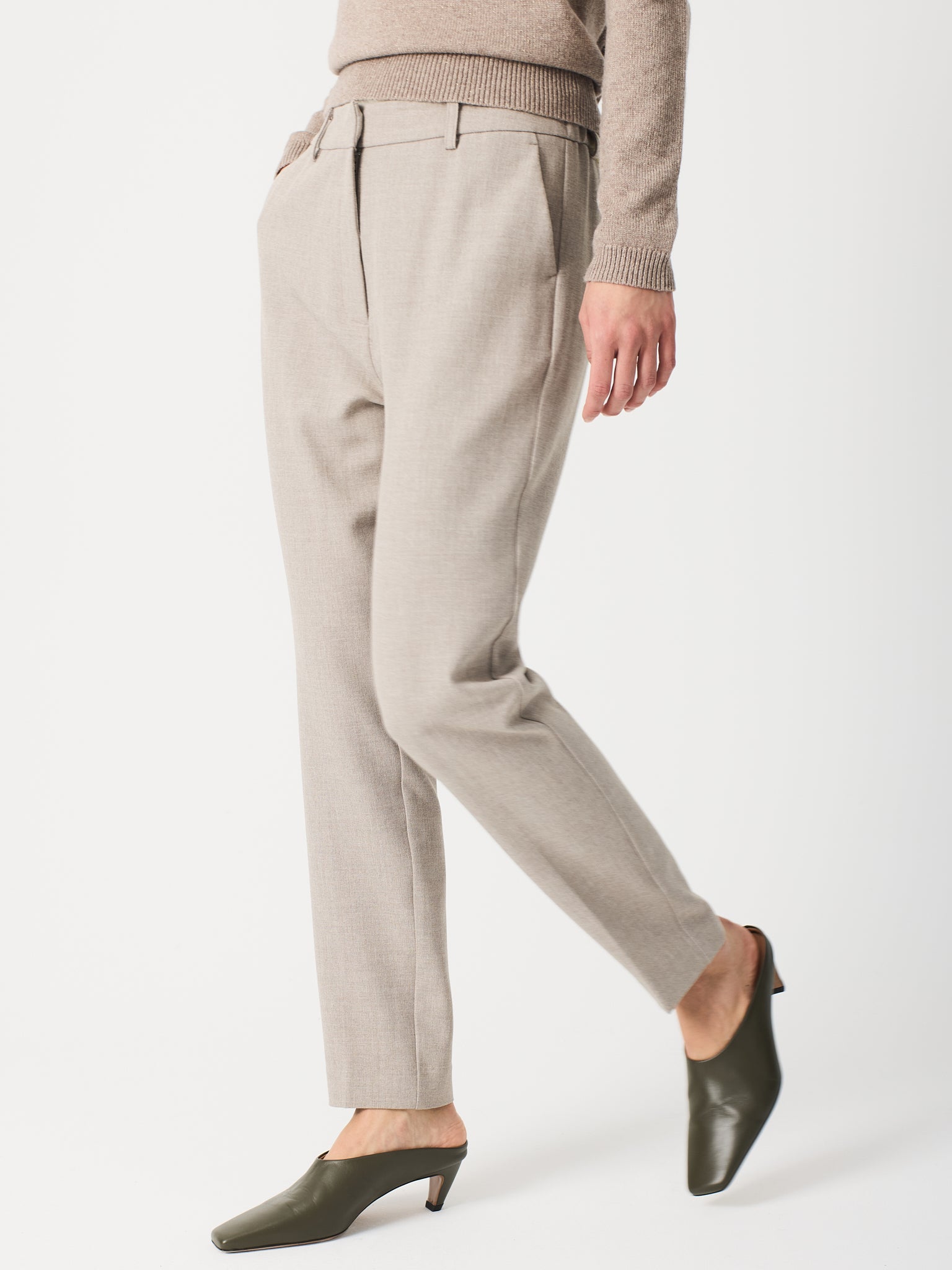 Pantalons de vestir amb butxaques i cintura