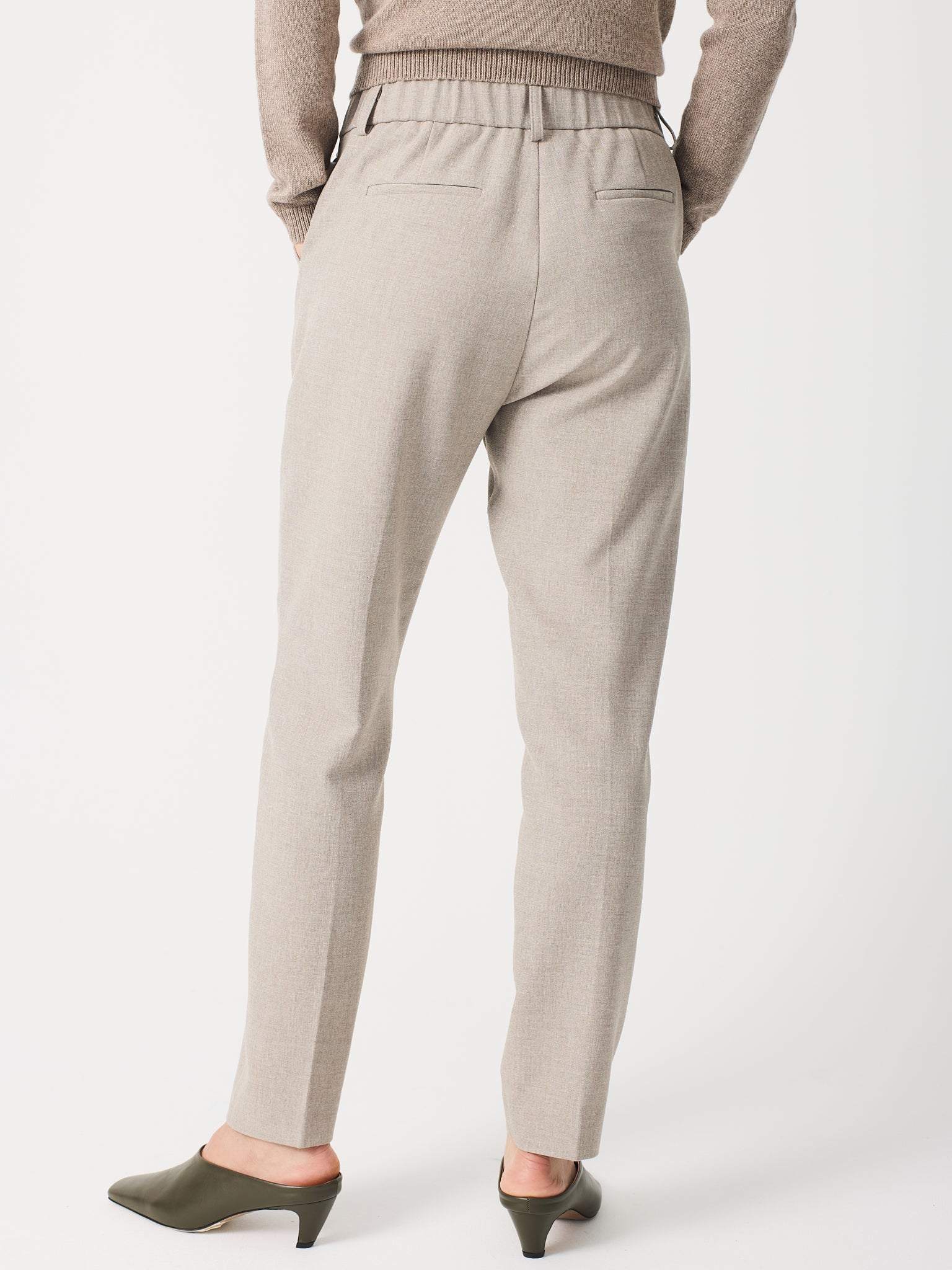 Pantalons de vestir amb butxaques i cintura