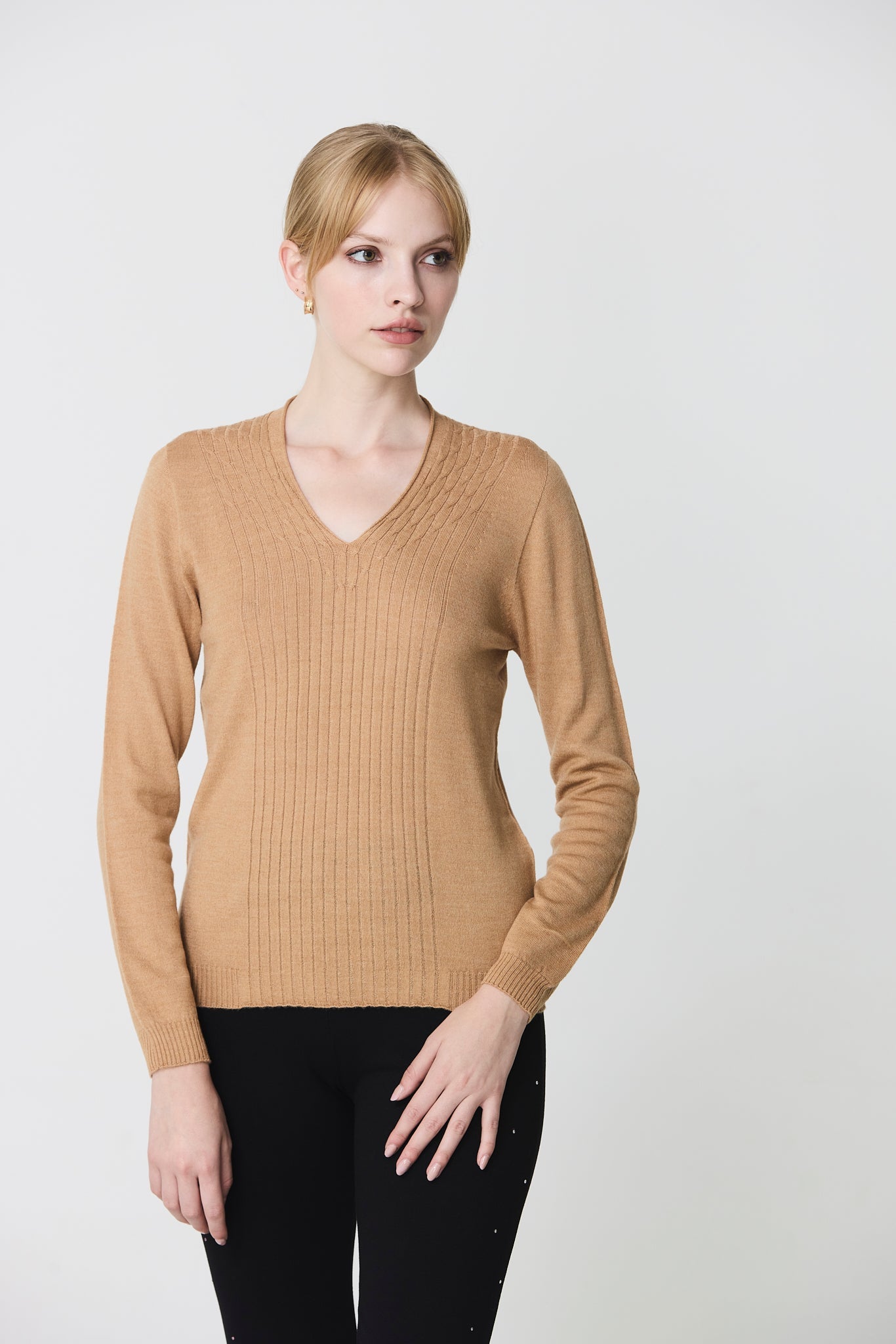 V-neck sweater