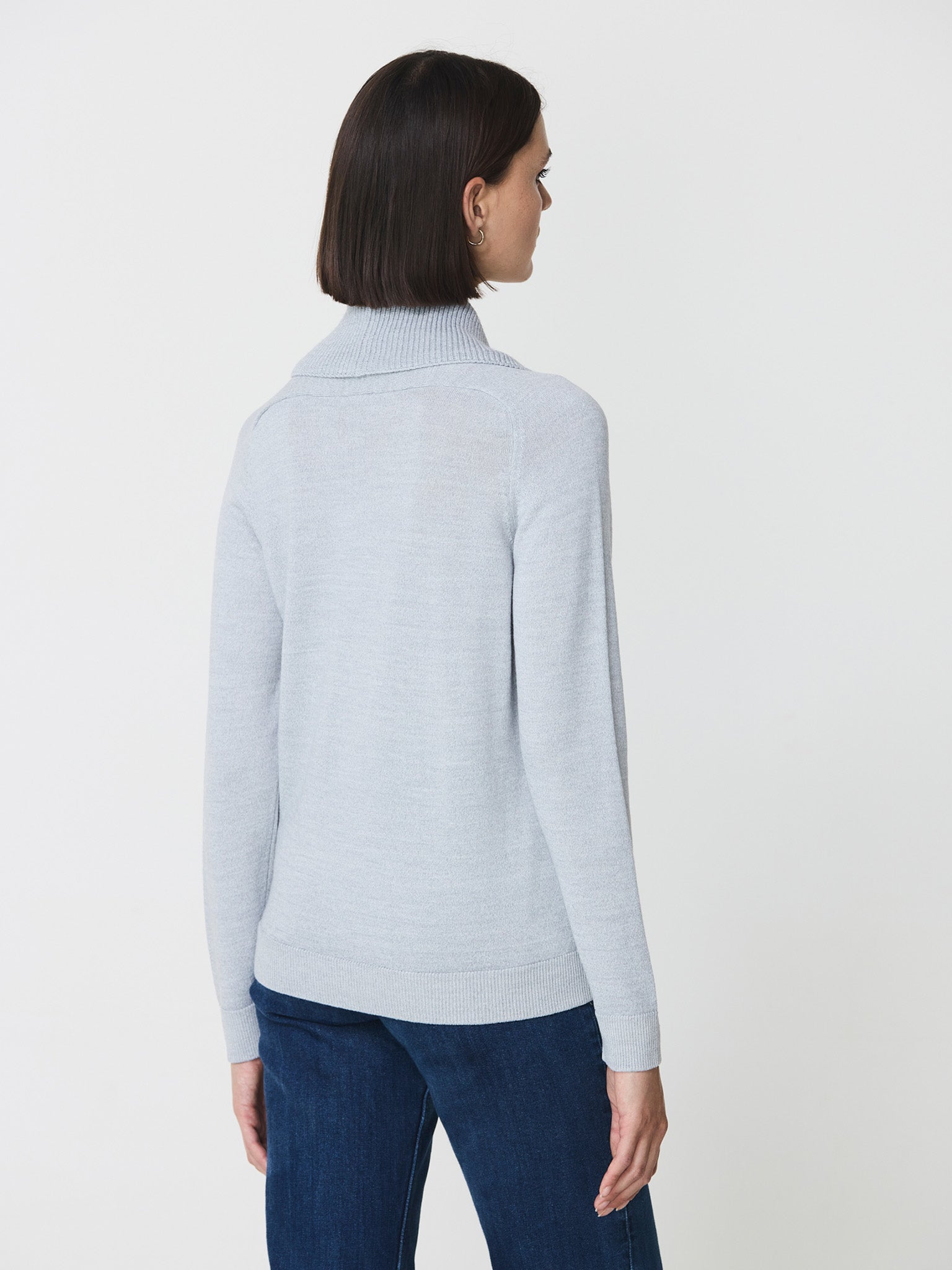 Cowl neck jumper