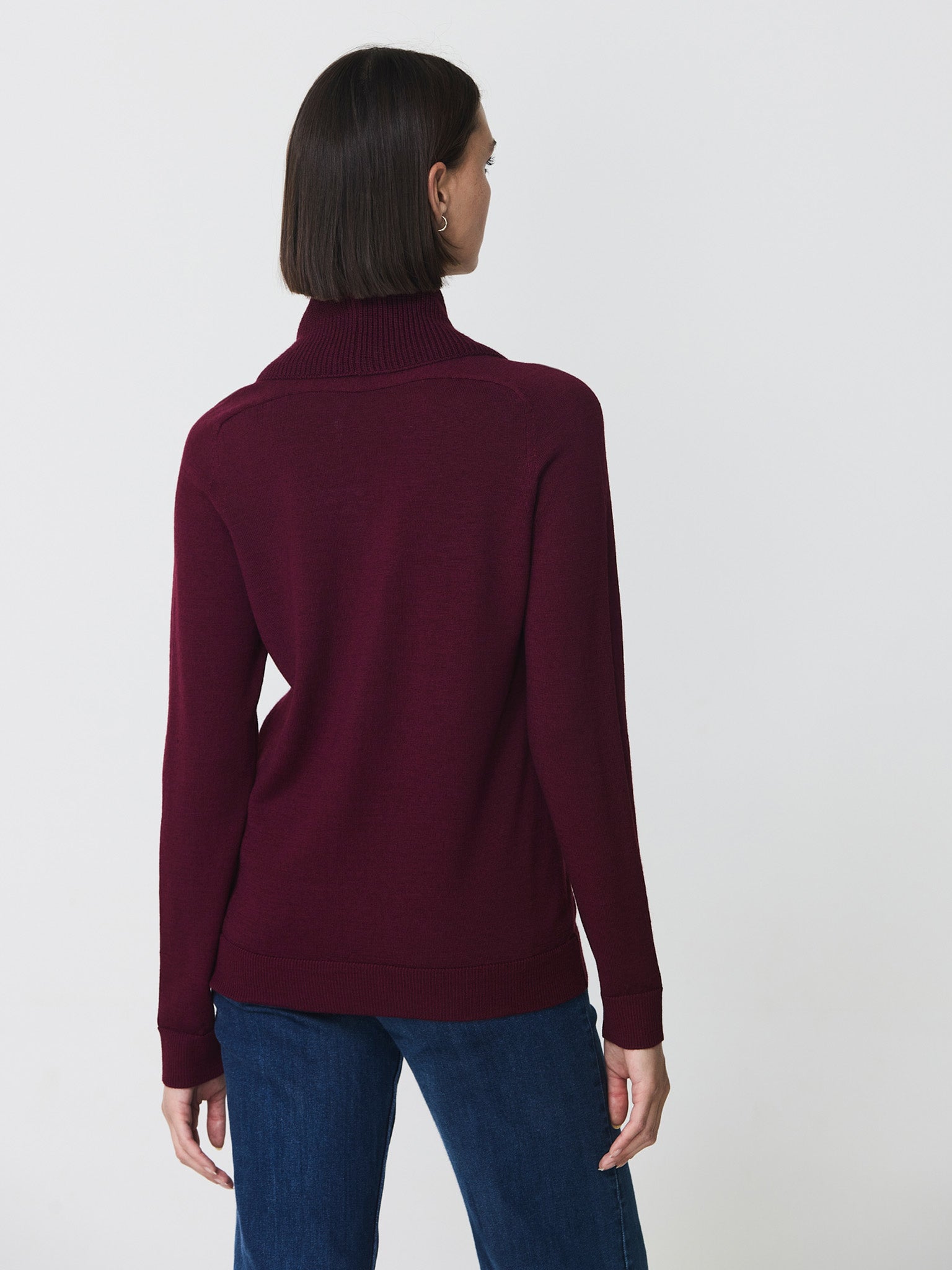 Cowl neck jumper