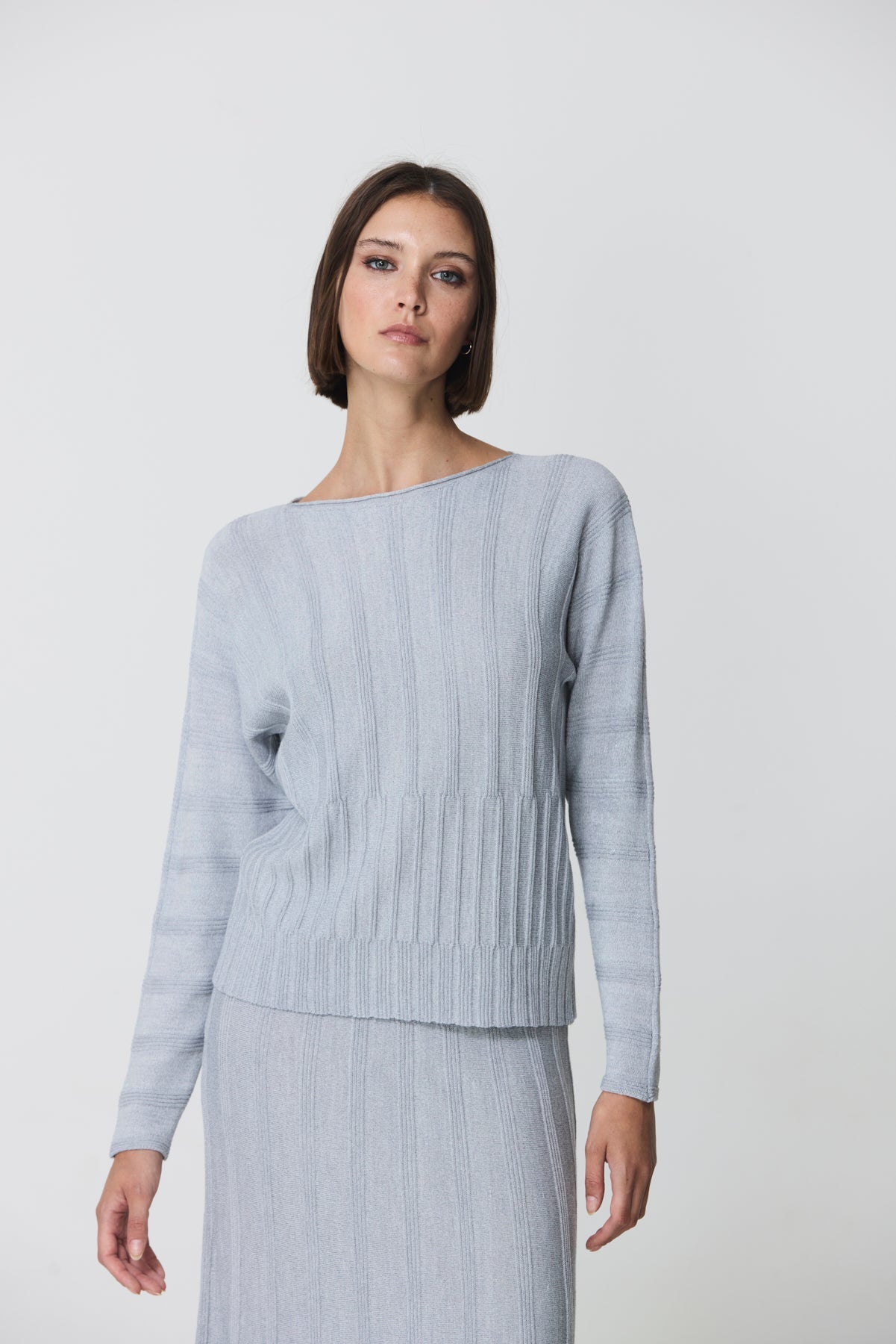 Batwing sleeve sweater