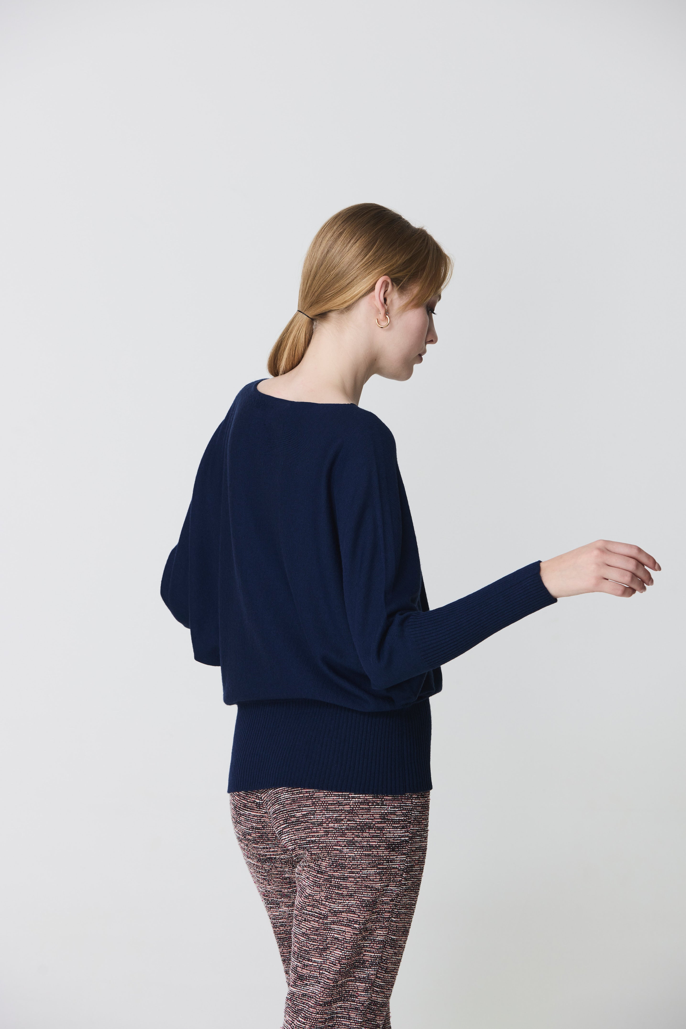 Batwing sleeve sweater