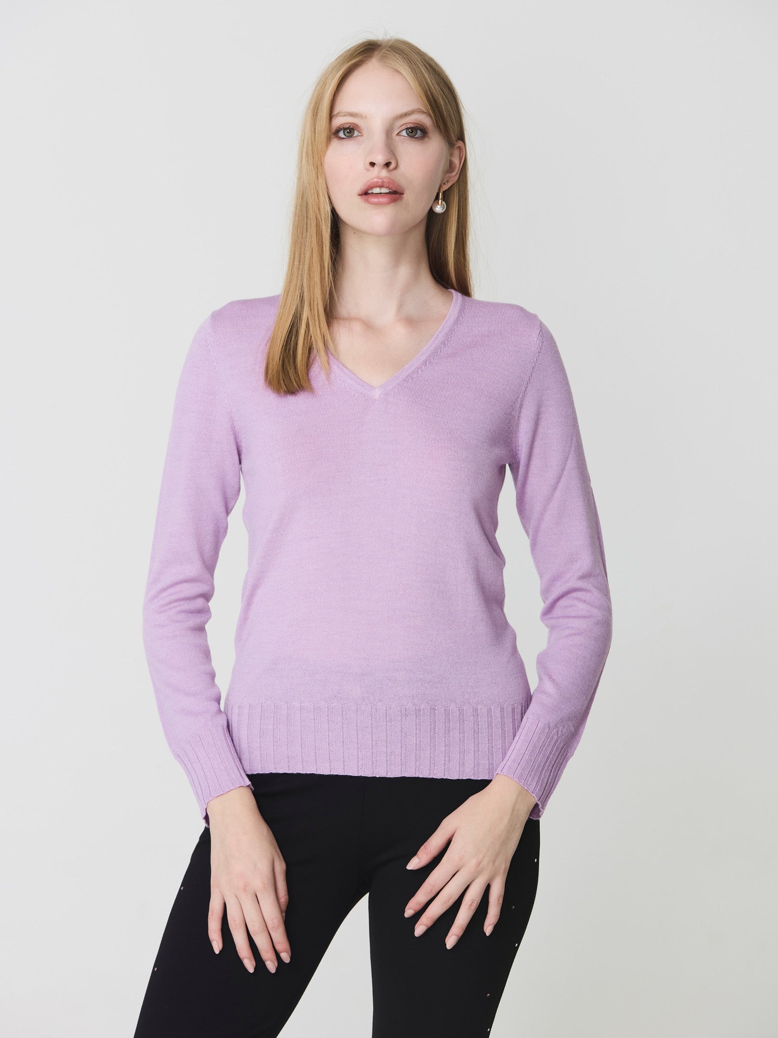 V-neck sweater