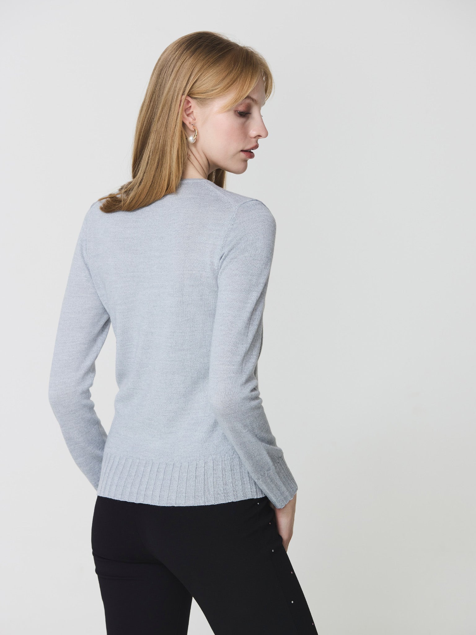 V-neck sweater