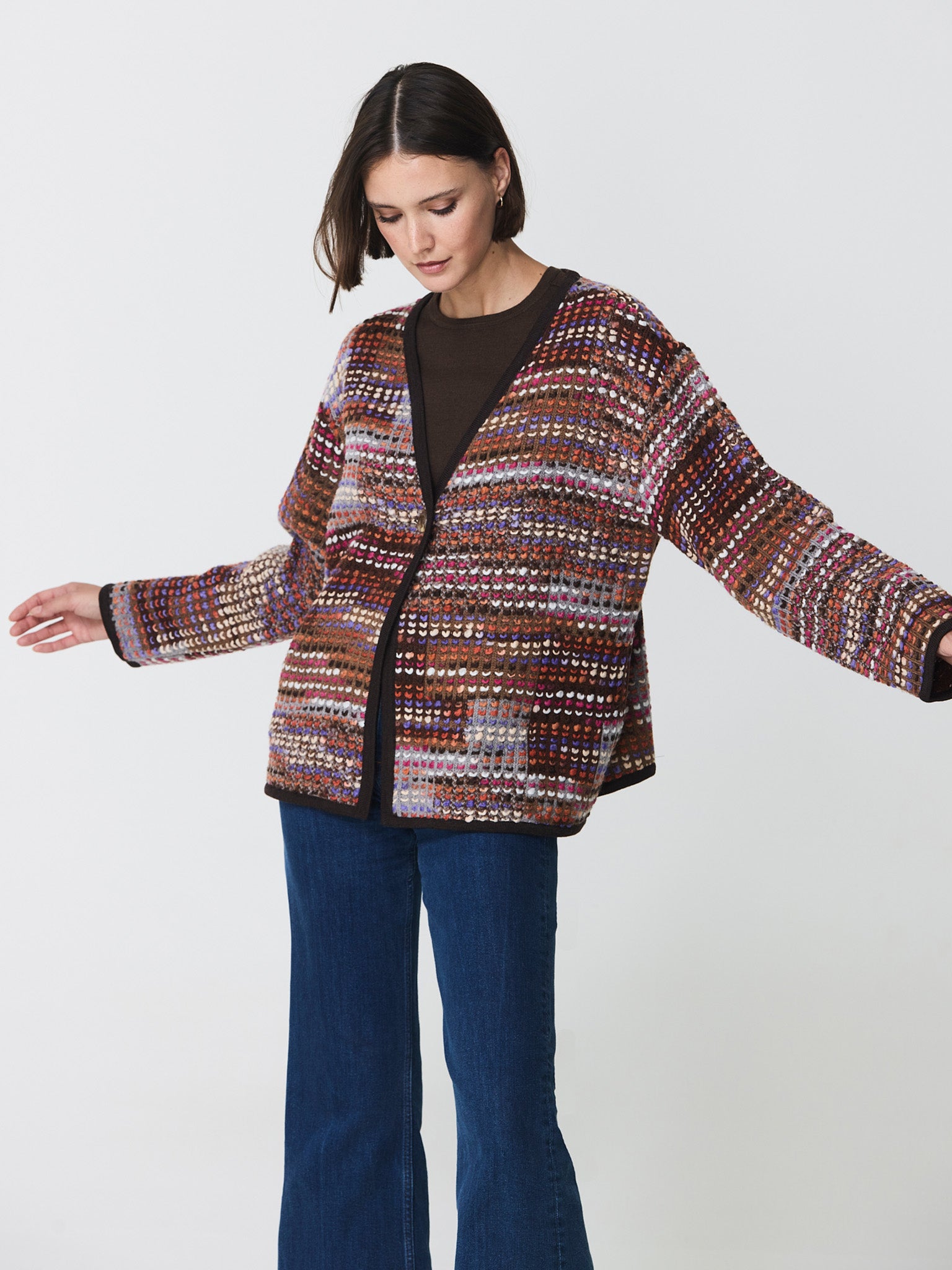 Patchwork cardigan