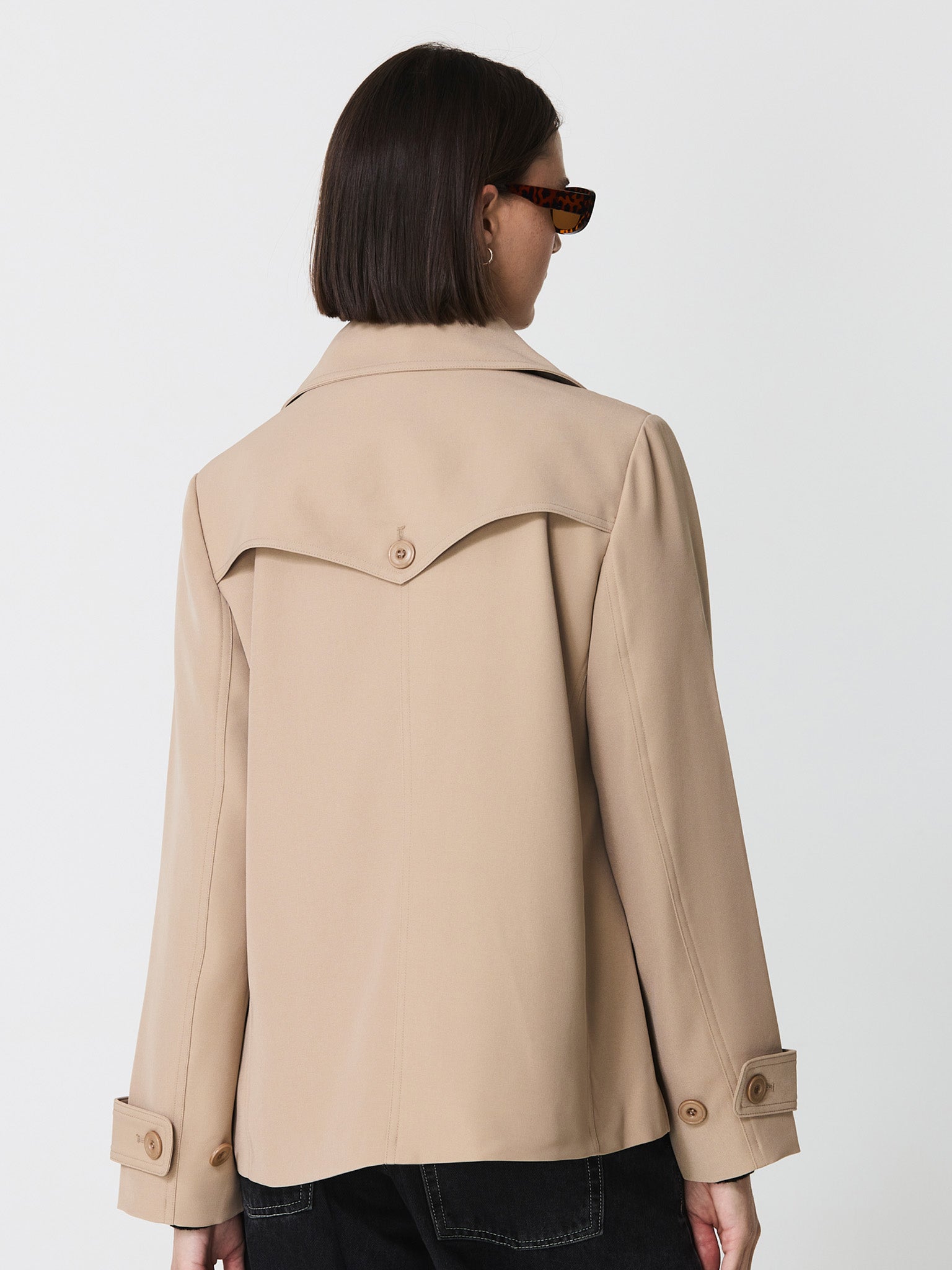 short trench coat