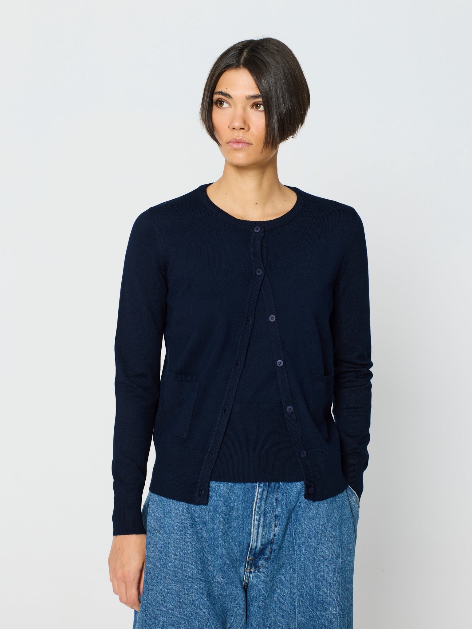 Twinset amb canalé ample als baixos