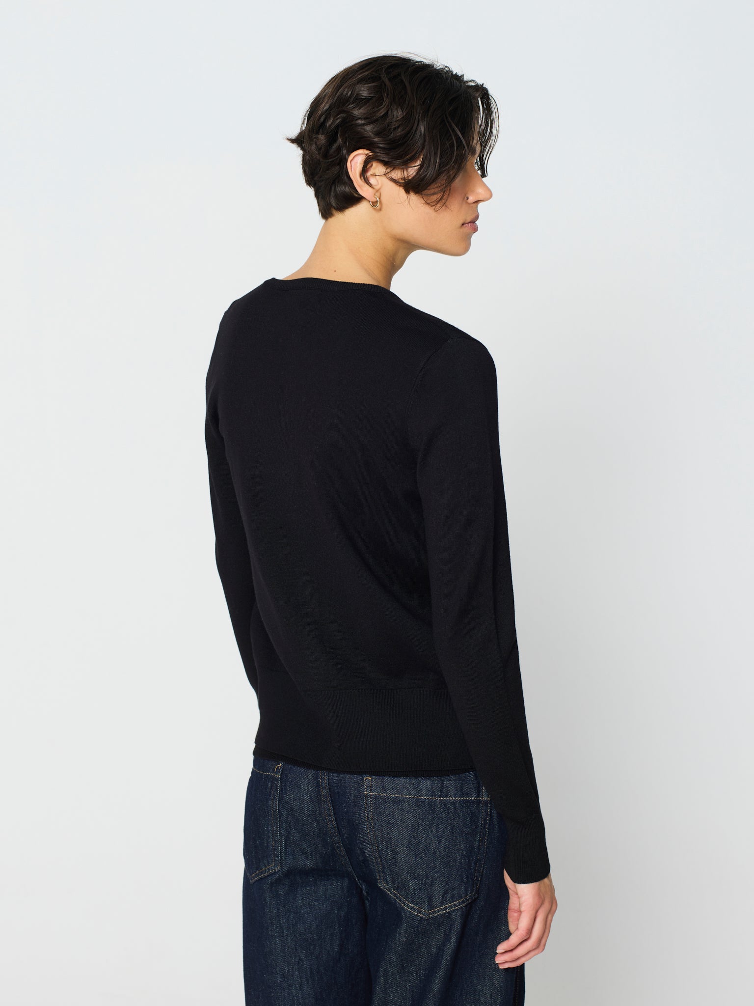 Twinset amb canalé ample als baixos