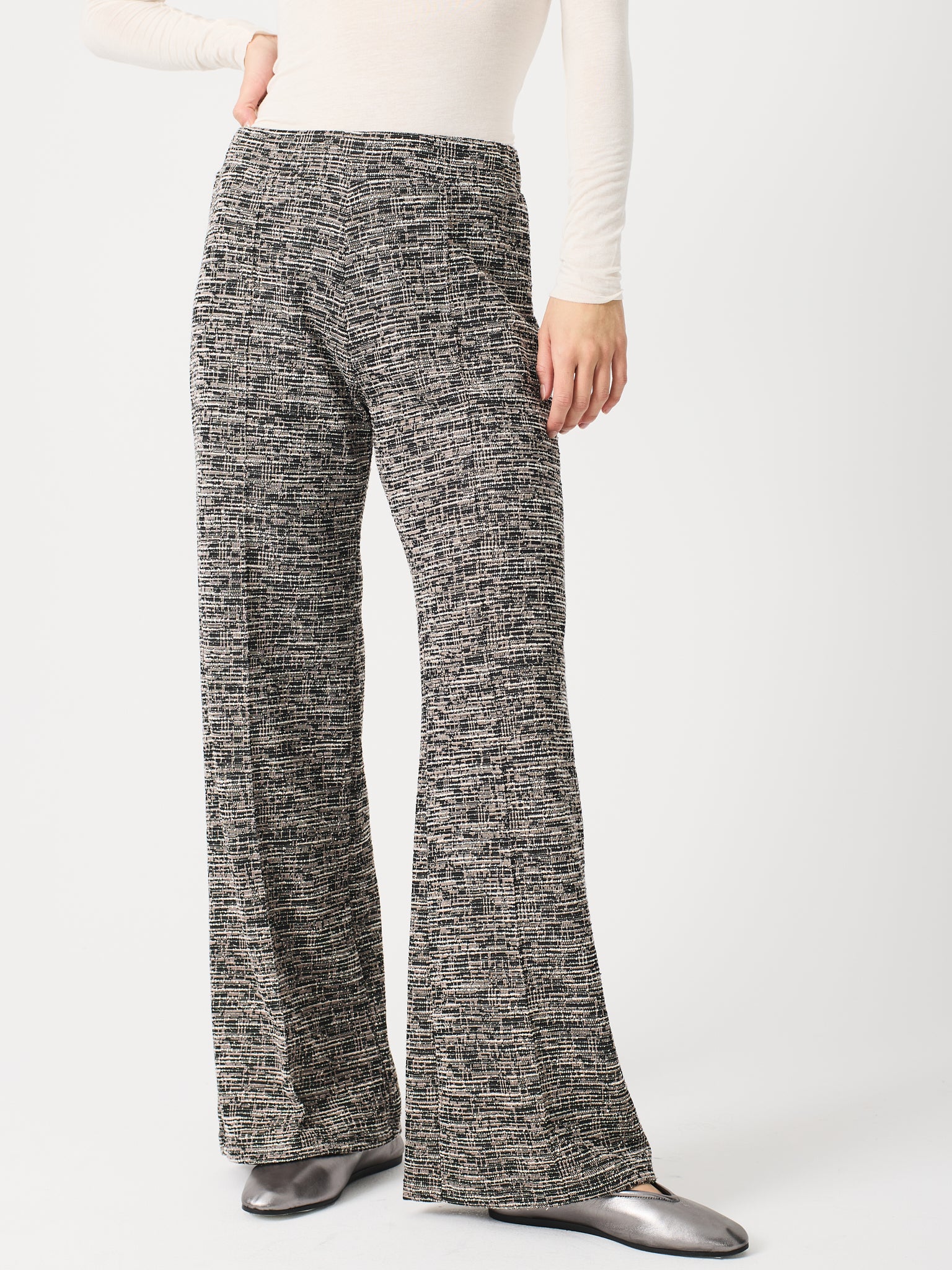 Pantalons de jacquard recte