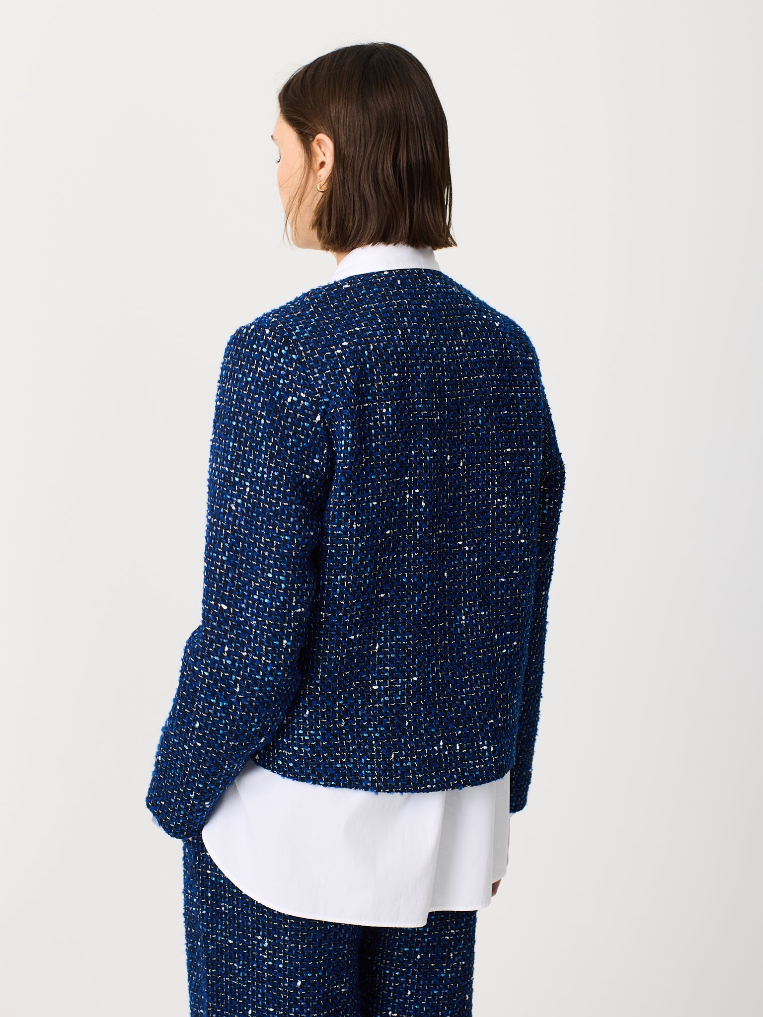 Jaqueta chanel amb rivet de polipell
