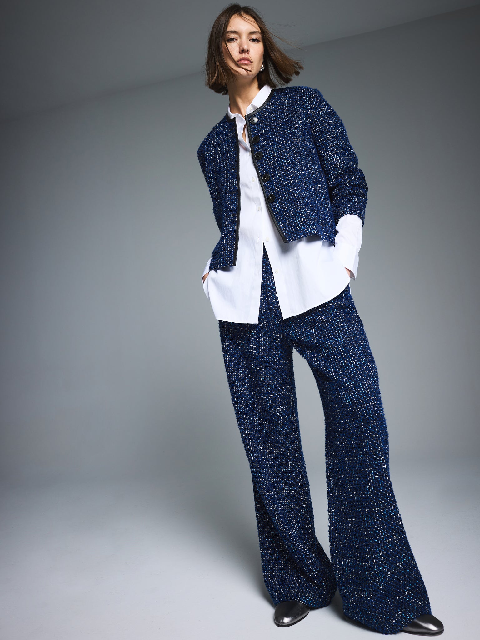 Pantalons amples amb cintura