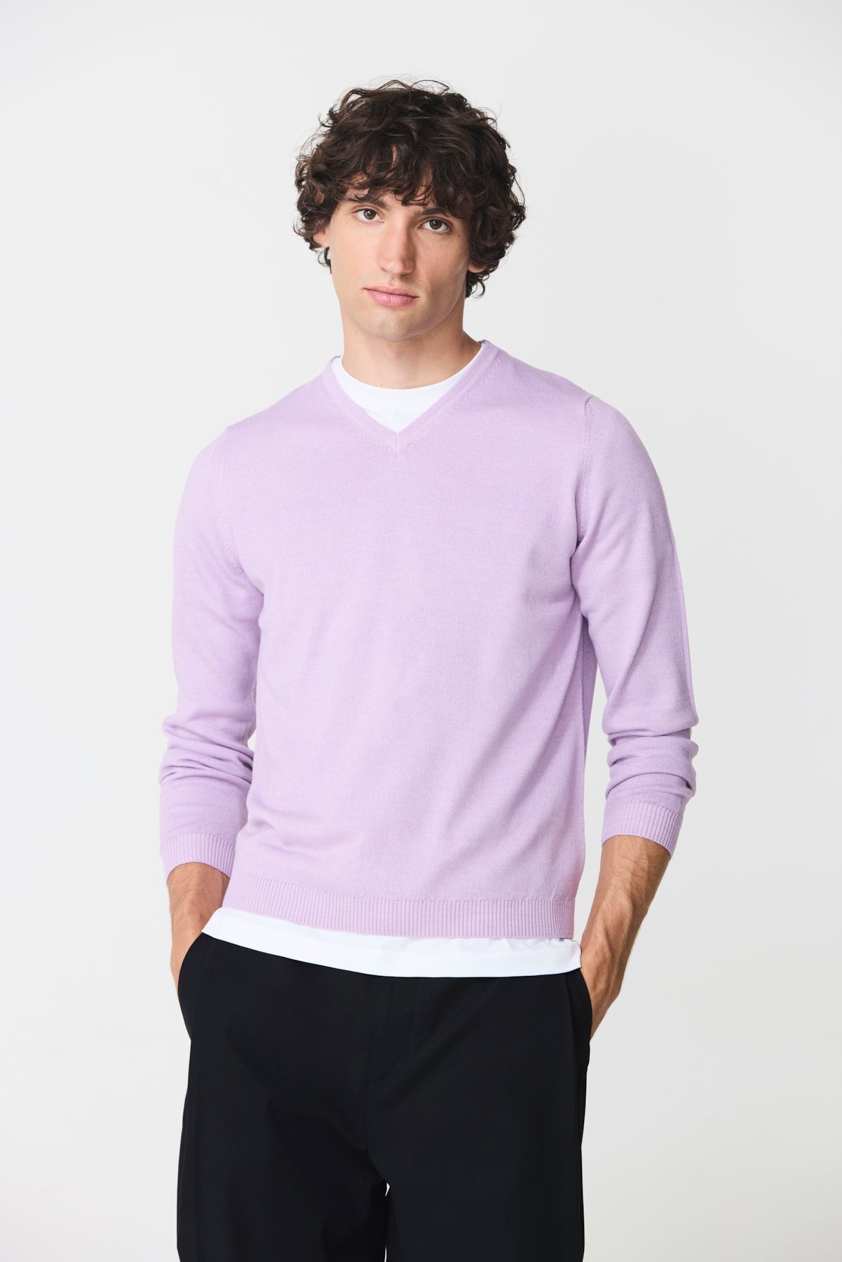 V-neck sweater